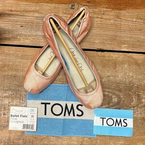 Never worn before, Size 11 Blush Pink Ballet Flats for Women